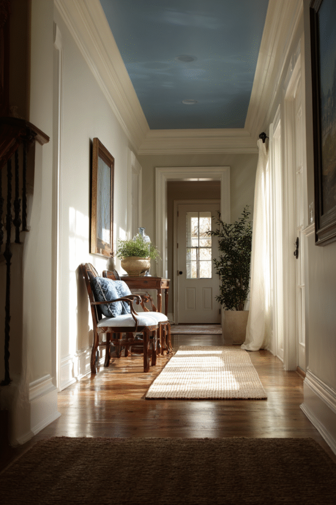 Add Drama with a Painted Ceiling