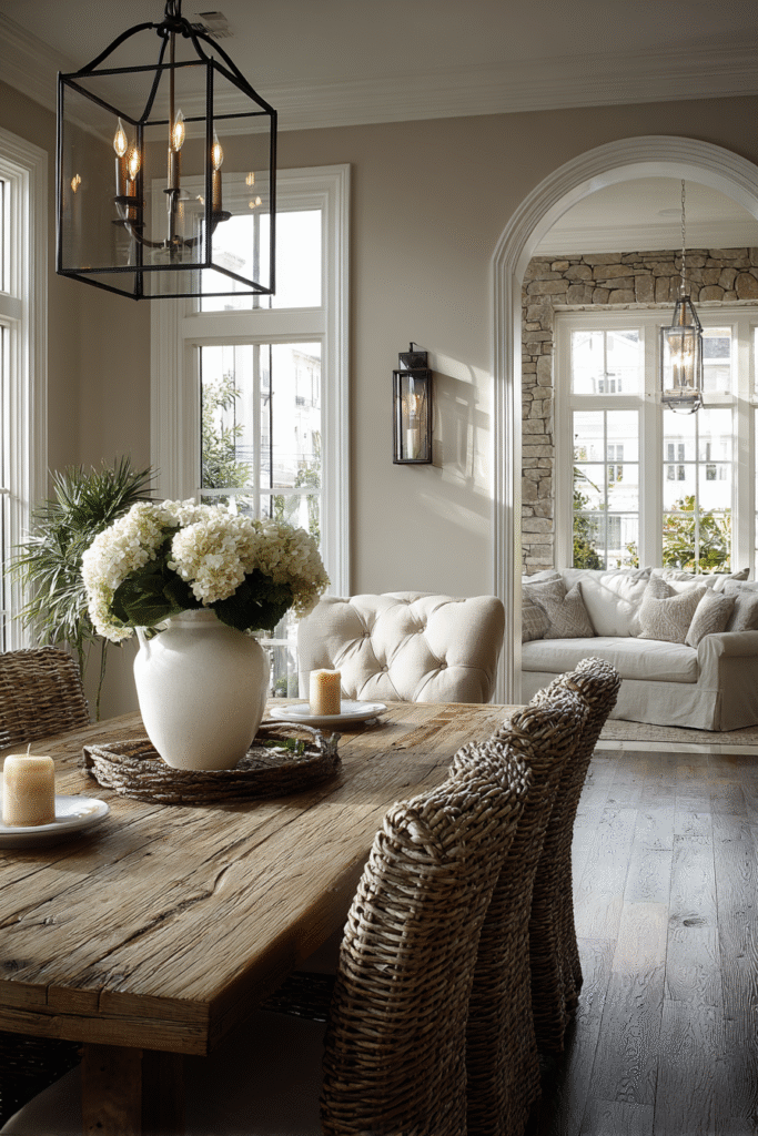 Ground the Space with Earthy Brown