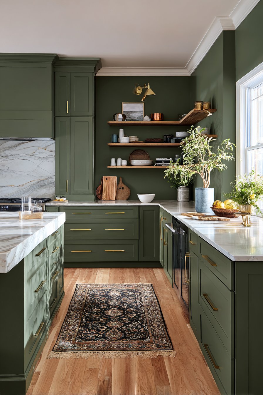 14 Dark Green Paint Colors Designers Are Loving Right Now - paintzine.com