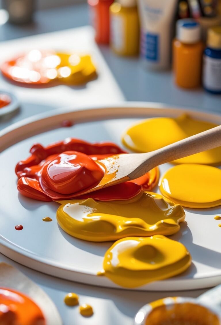 How Do You Make the Color Orange With Paint