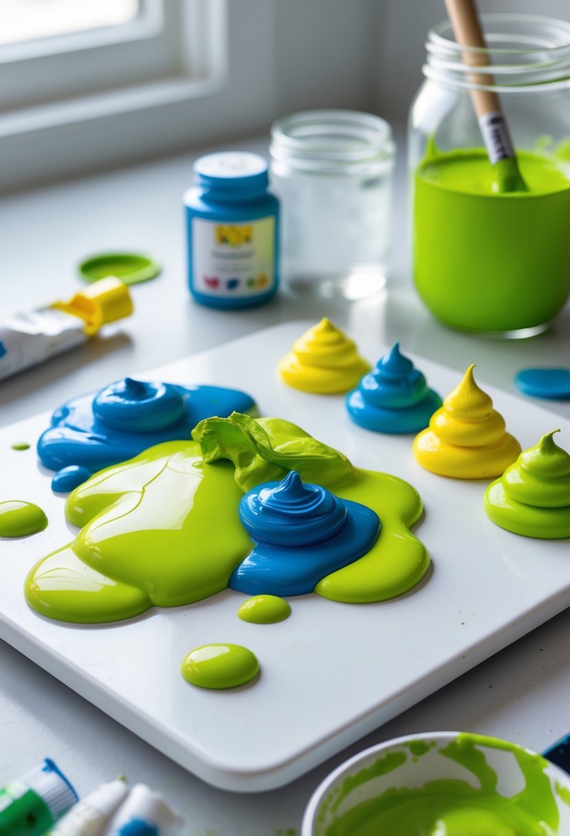 How to Make Lime Green Paint