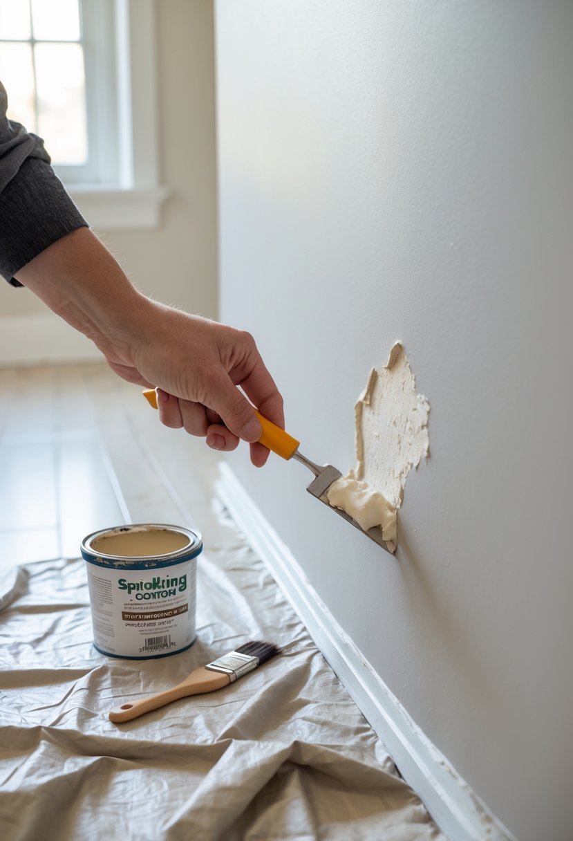 How to Fix Paint Chips on Wall