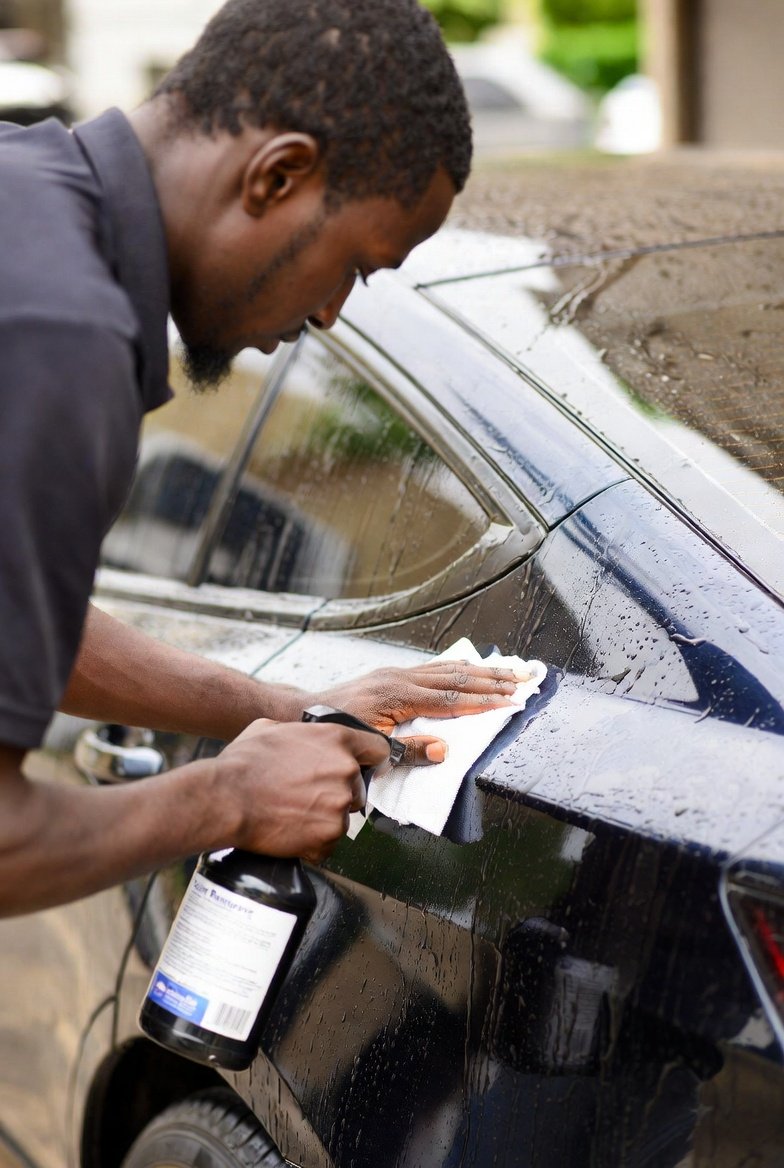 removing paint from car