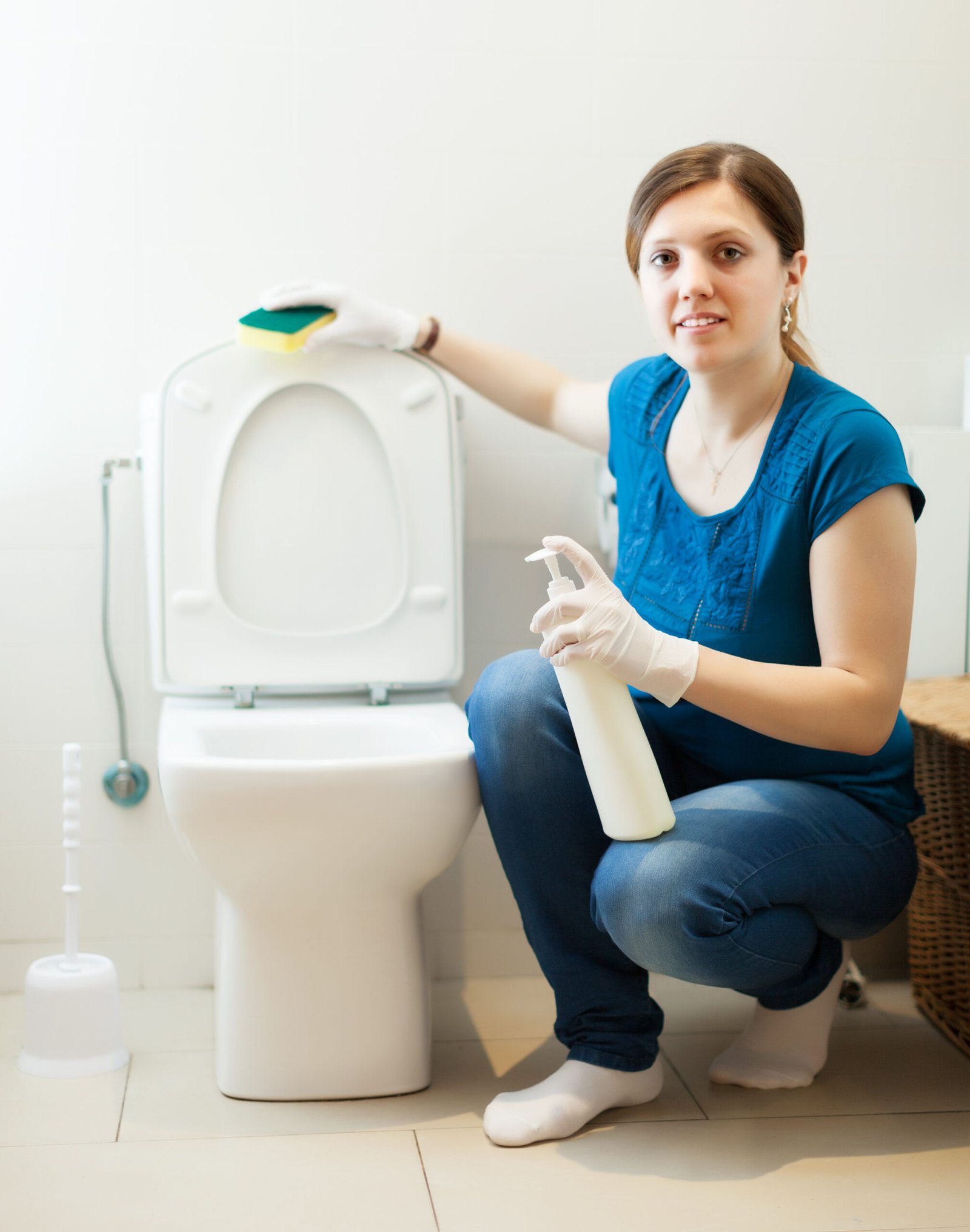 How to Paint Behind a Toilet Tank
