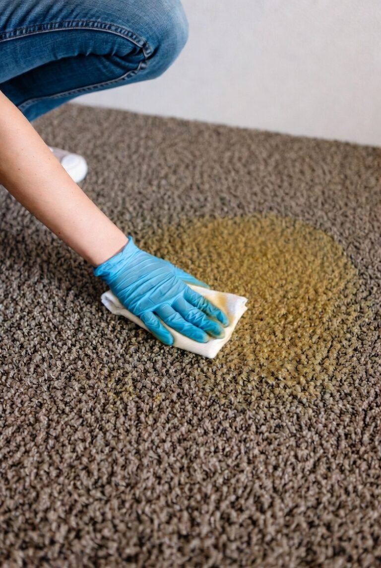 how to get oil based paint out of carpet