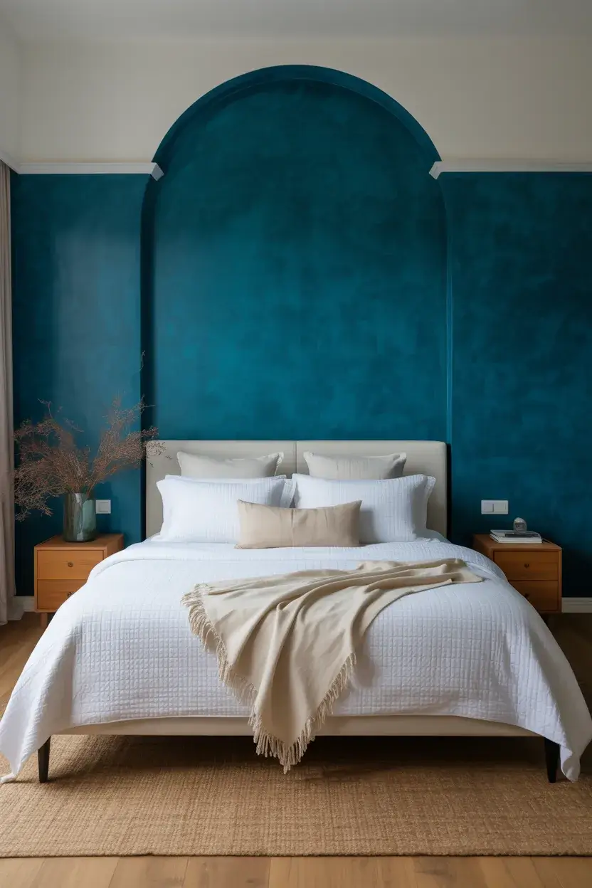calm accent wall colors