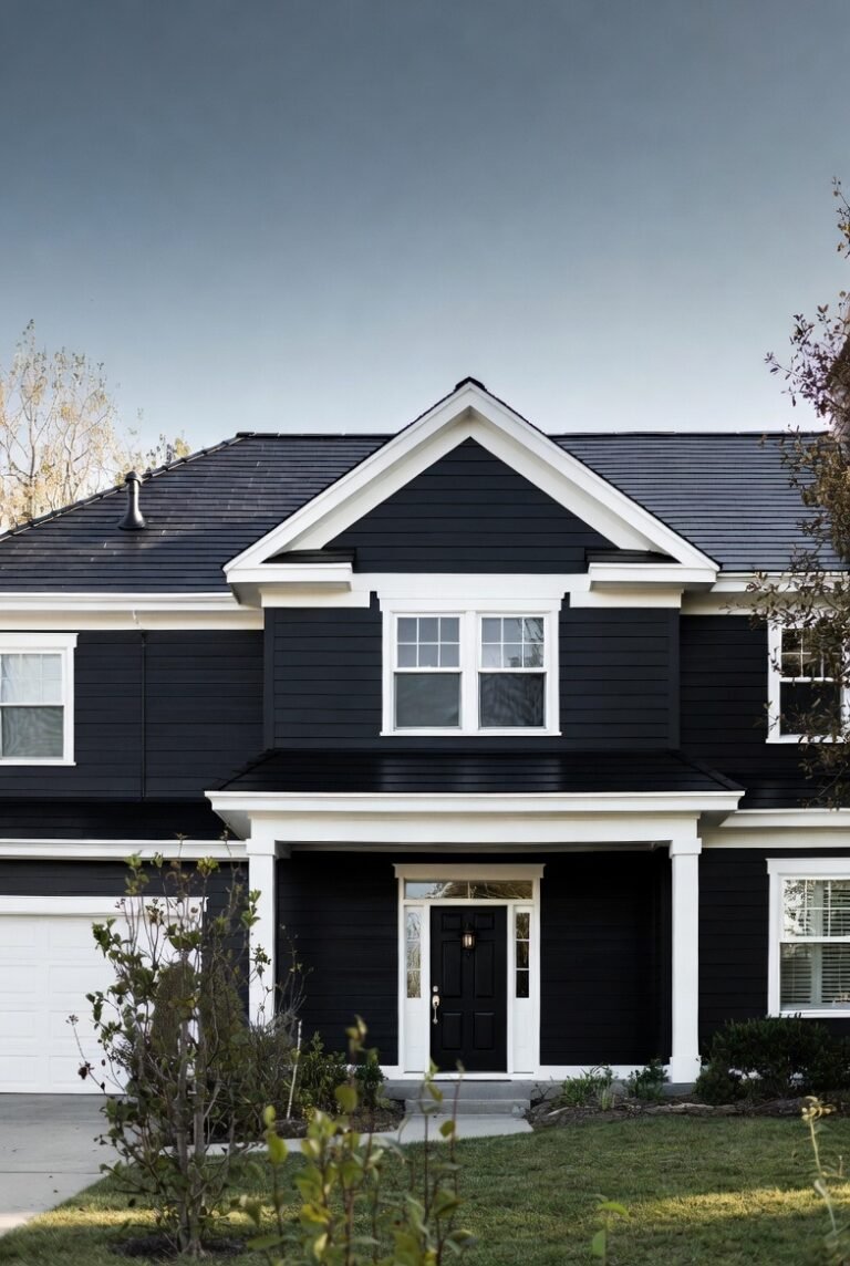 Black House Paint Ideas