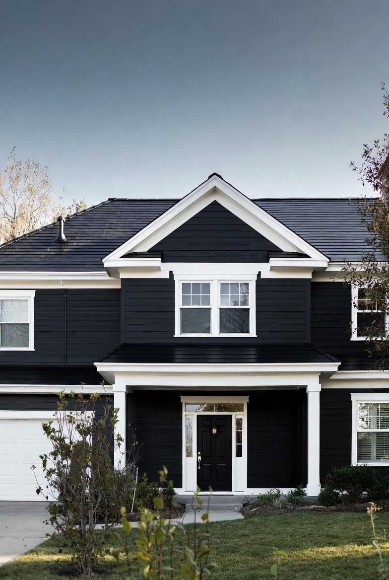 Black House Paint Ideas