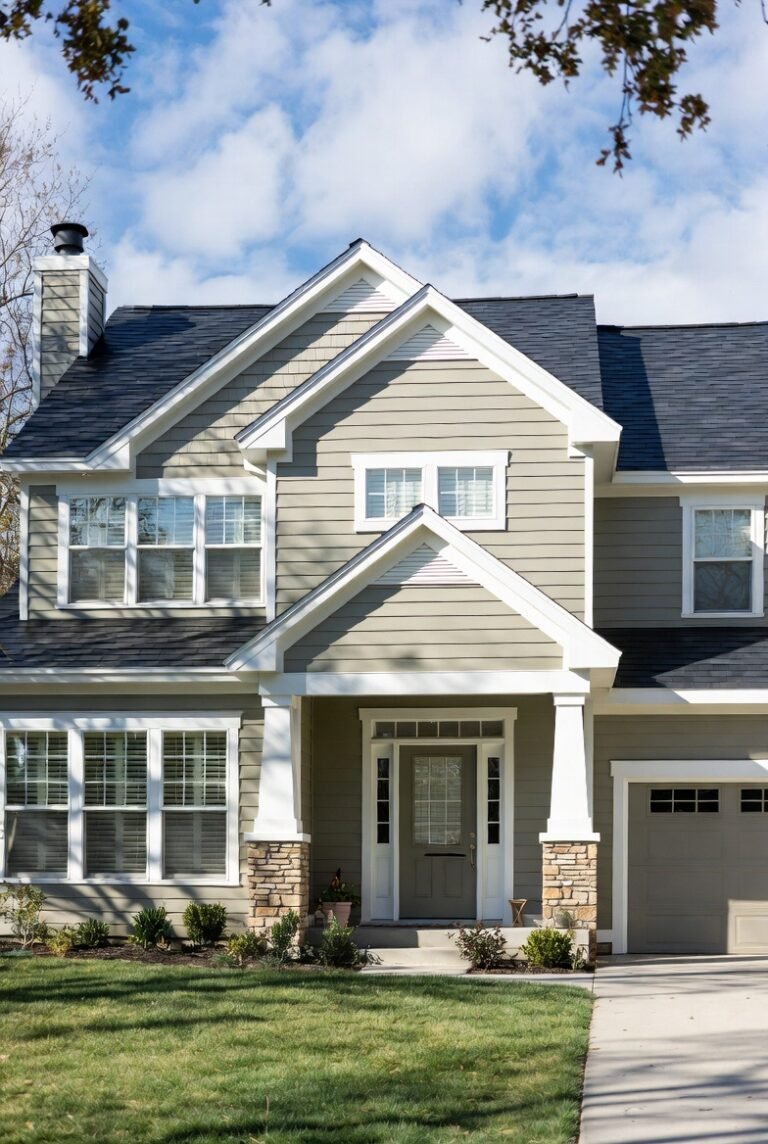 tan house color scheme