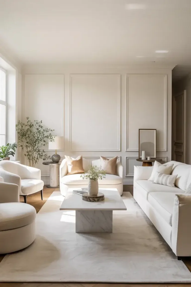 16 White Living Room Paint Ideas to Brighten Your Space